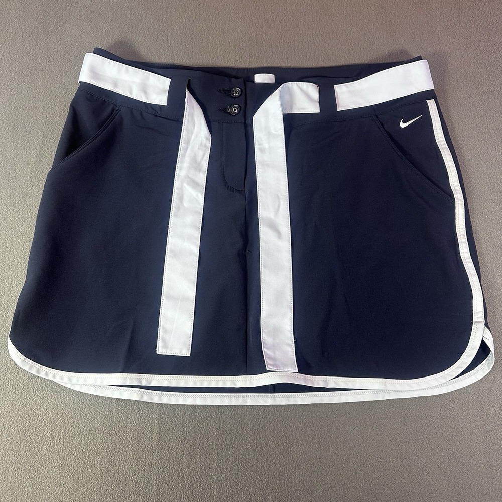 Nike Golf Skirt Large Tour Performance Dri-Fit Fitted Mini Active Athleisure